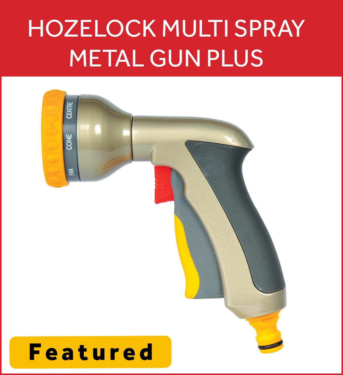 Hozelock Multi Spray Metal Gun Plus